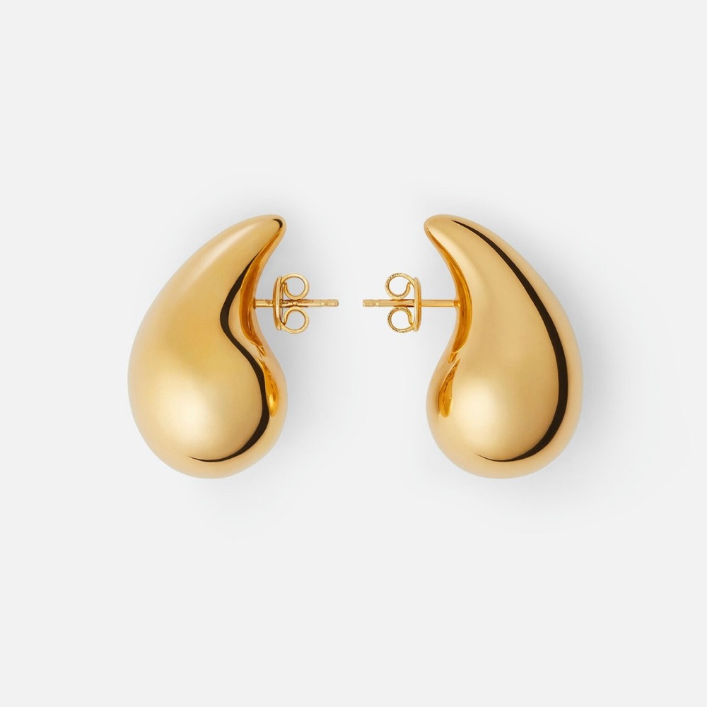 Drop earrings in gold or‎ silver
